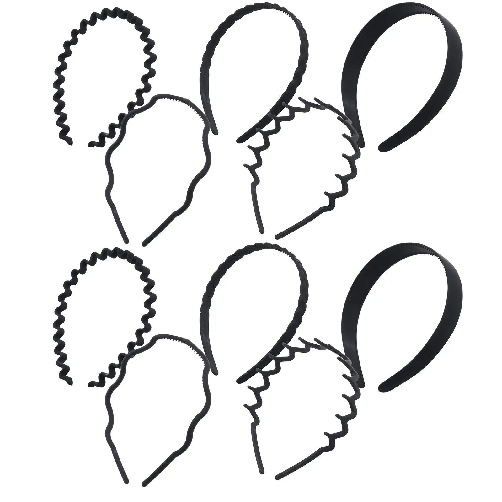 

10 Pcs Plastic Resin Hairb s Teeth for Thick Thin Hair Non Slip Shower Shower Plastic Headb s Hair Hoops Accessories