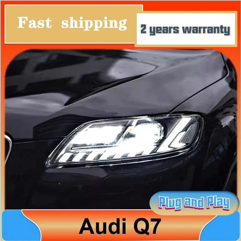 

Car Styling for Audi Q7 Headlight 2006-2015 Q7 Head Light Audi Q7 Head Lamp Audi Q7 Daytime Running Light DRL Turn Signal Low Be