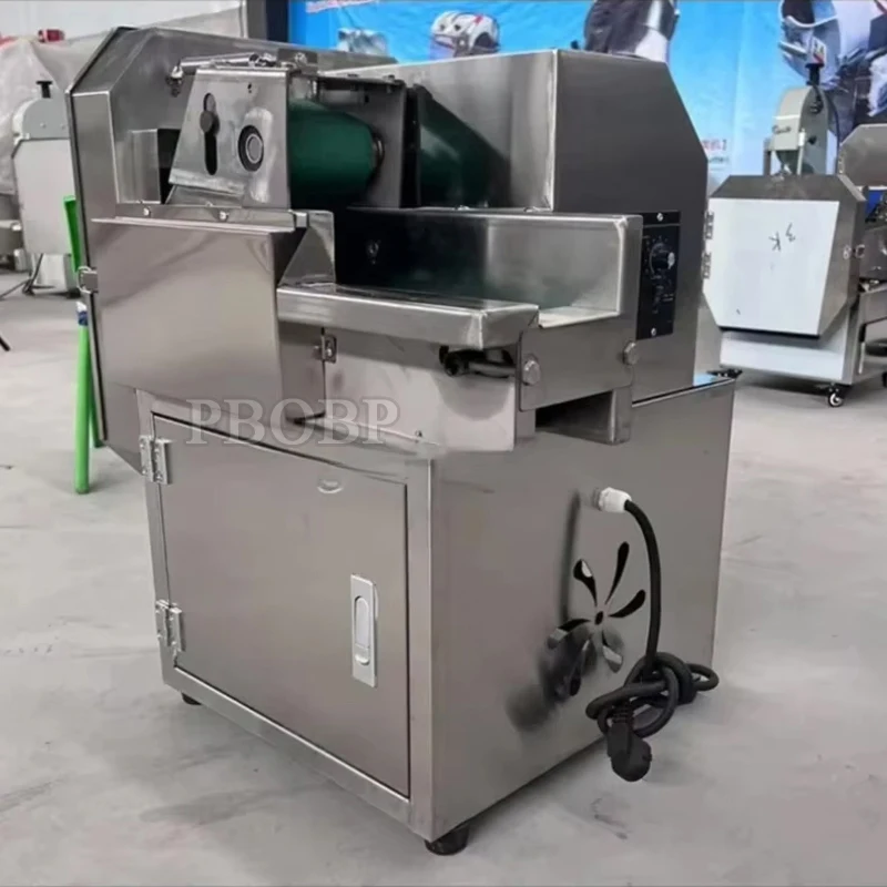 Commercial Automatic Multi-Function Vegetable & Meat Cutter - Electric Slicer Dicer for Chives Meat Lotus Root Pepper Cabbage