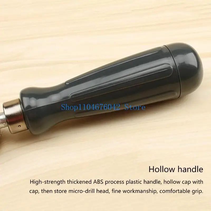 

652F Mini Hand Drill Spirals Hand Manual Push Chuck 1.5 2.0 5.0mm Twist