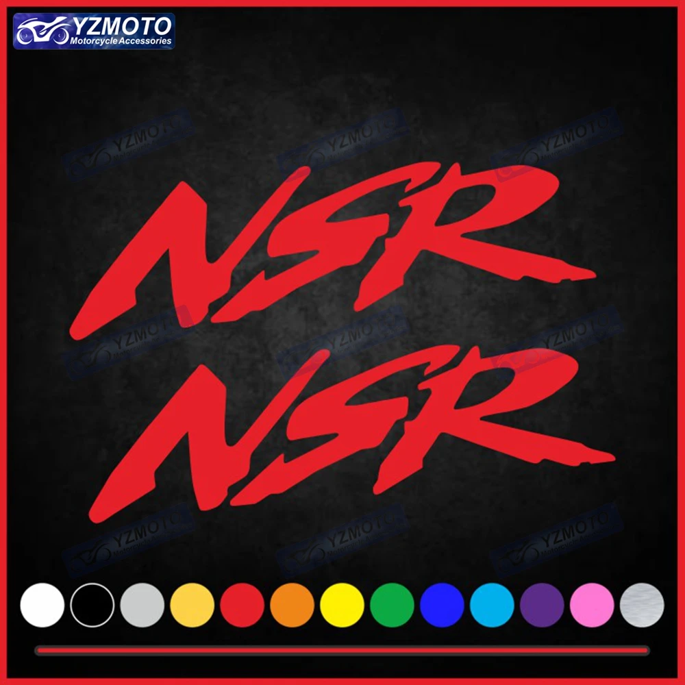 For Honda NSR NSR125 NSR250R Motorcycle Sticker Car Decal Decoration Fuel Tank Engine Logo Fairing Windshield Helmet Stickers