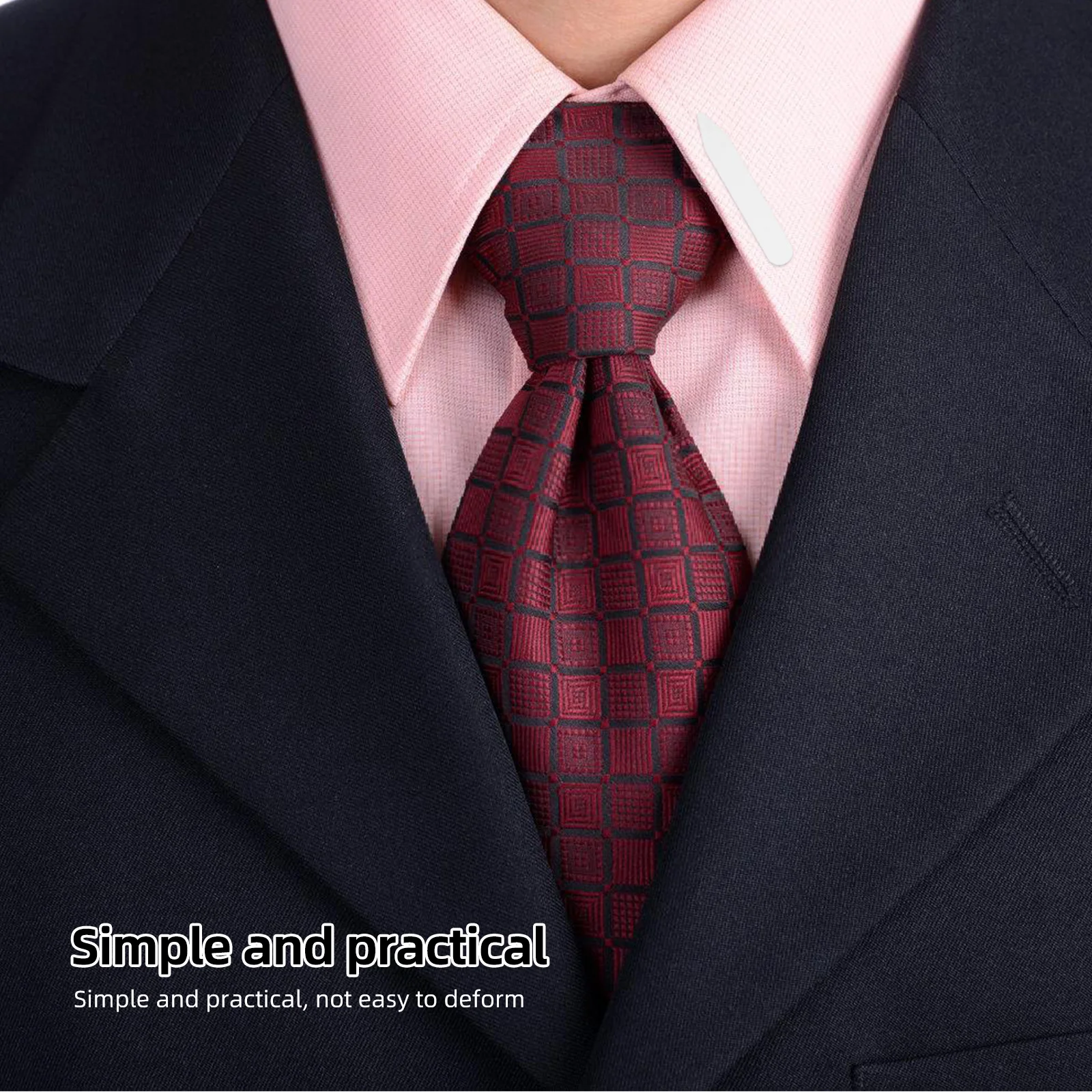 Stays 200pcs Plastic for Dress Shirts Men’s Apparel S Bones Insert Rigid Neck Support Size Assorted