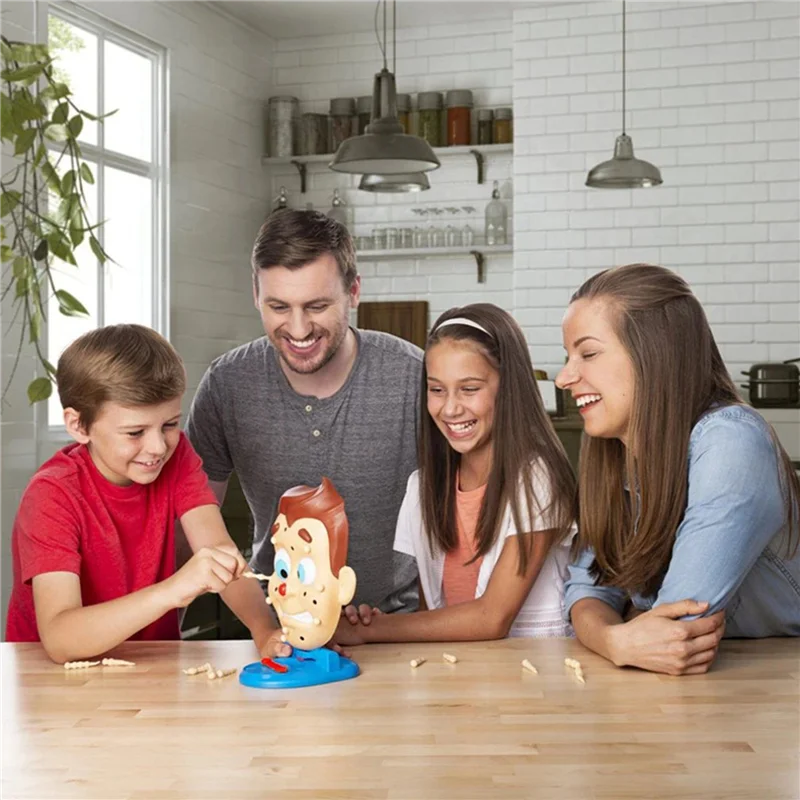 B05B-2X Novità Simulare la forma del volto Spremere l'acne Popping Brufolo Gioco da tavolo genitore-figlio Divertenti giochi per feste in famiglia