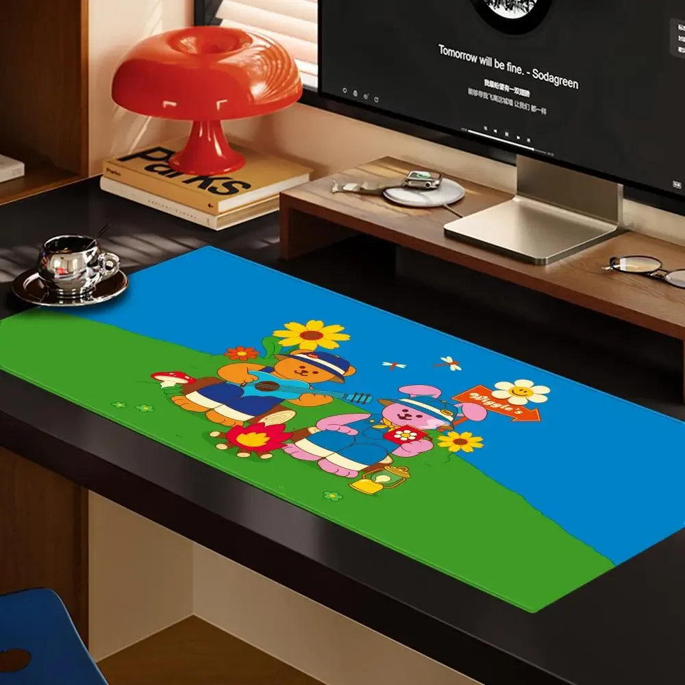 لوحة ماوس Wiggles Wiggles MouseMat XXL ملحقات الكمبيوتر لوحة مفاتيح كبيرة لطاولة الكمبيوتر المحمول المنتج الجديد لألعاب الألعاب