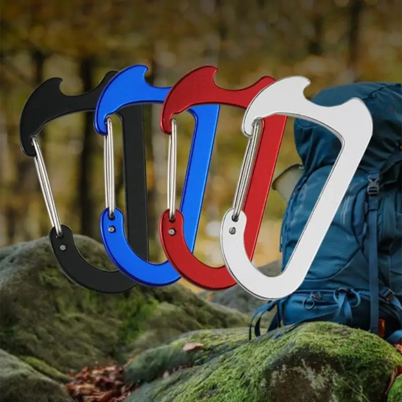 M5TC Compacts Aluminum Alloys Carabiner With Automatic Locking Opener Tool