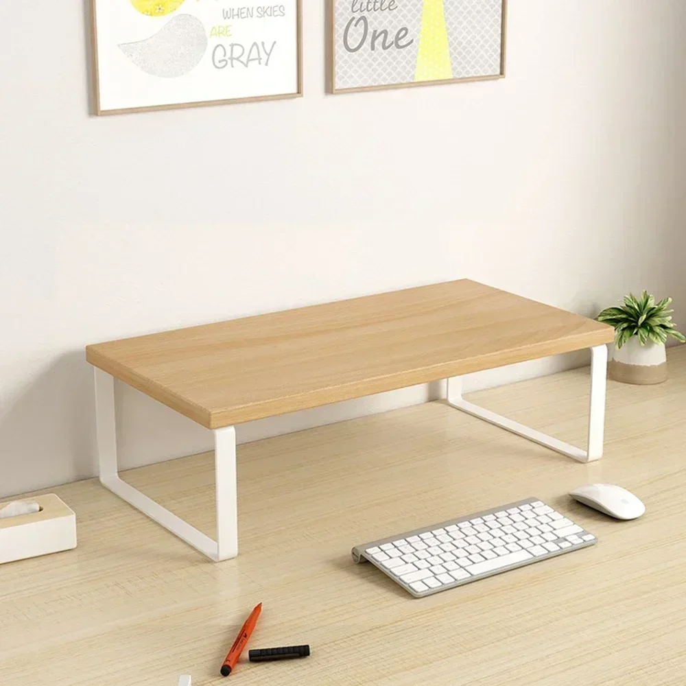Movable Computer Raise Frame Monitor Bracket Pad High Base Table Bracket Stable Desktop Storage Shelf Essential for Office Work