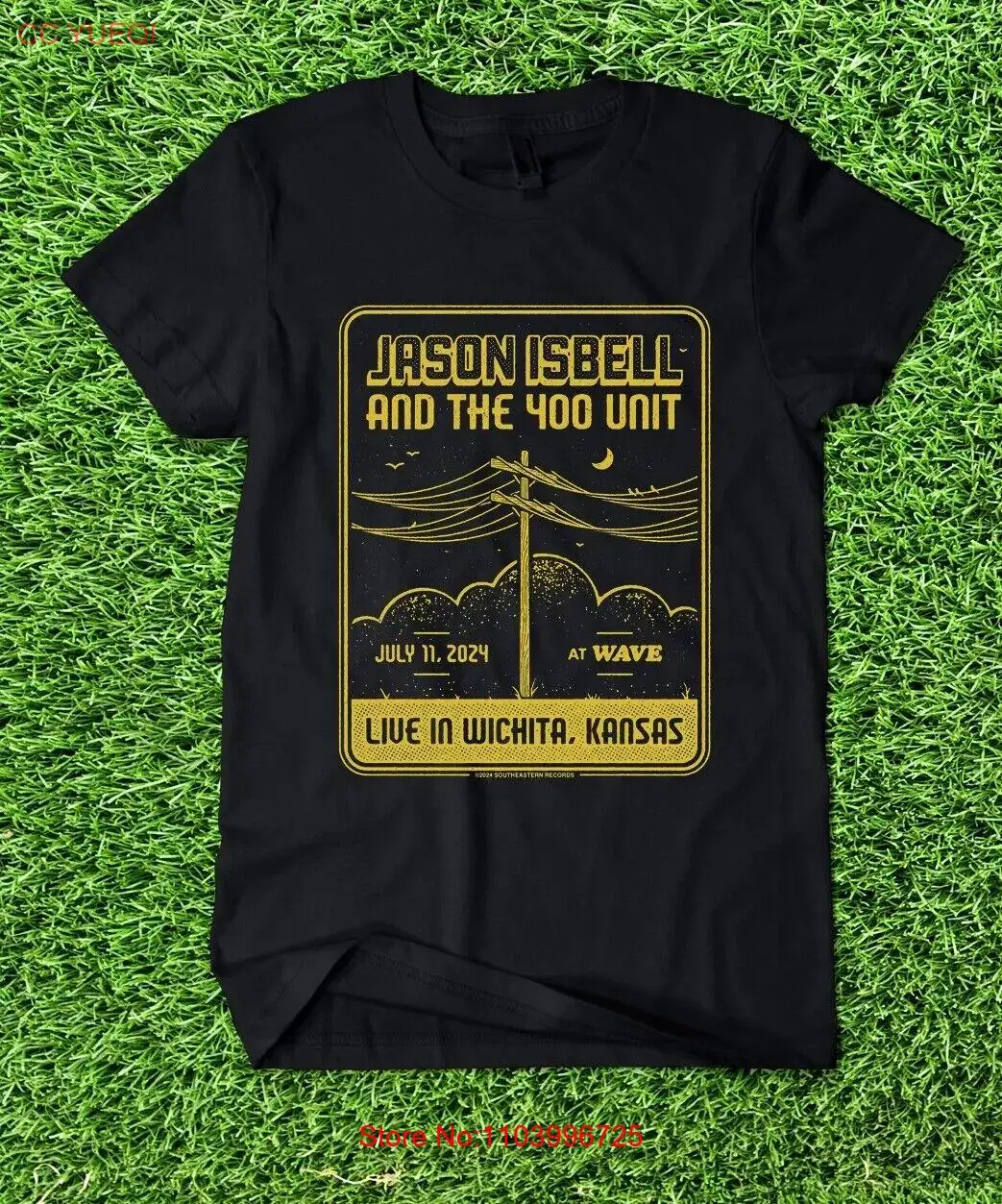 t shirt jason isbell and the 400 unit live in wichita, kansas july 11, 2024