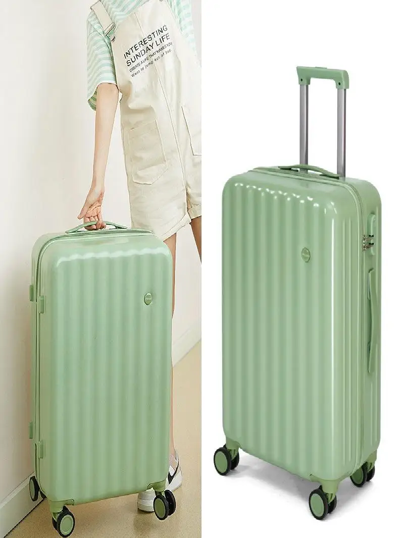 

Durable PC Material Lage Carryon Suitcase for Women 2025 New Sle Silent Pull Rod Password Travel Suitcase 20 Inches