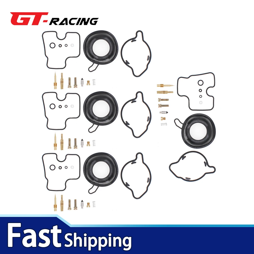 

4X For Honda CB600F 1998-2006 CB 600 F Motorcycle Carburetor Rebuild Repair Kit Plunger Diaphragm