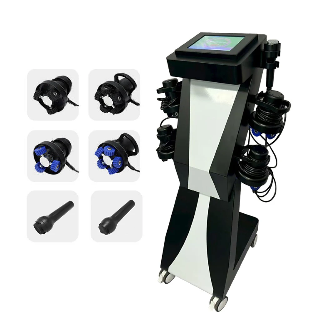 G12 6IN1 Vibrating Massage Roller Machine Fitness Inner Roller 360 Vibration Massager Muscle Relax Butt Lifting Face Lifting spa