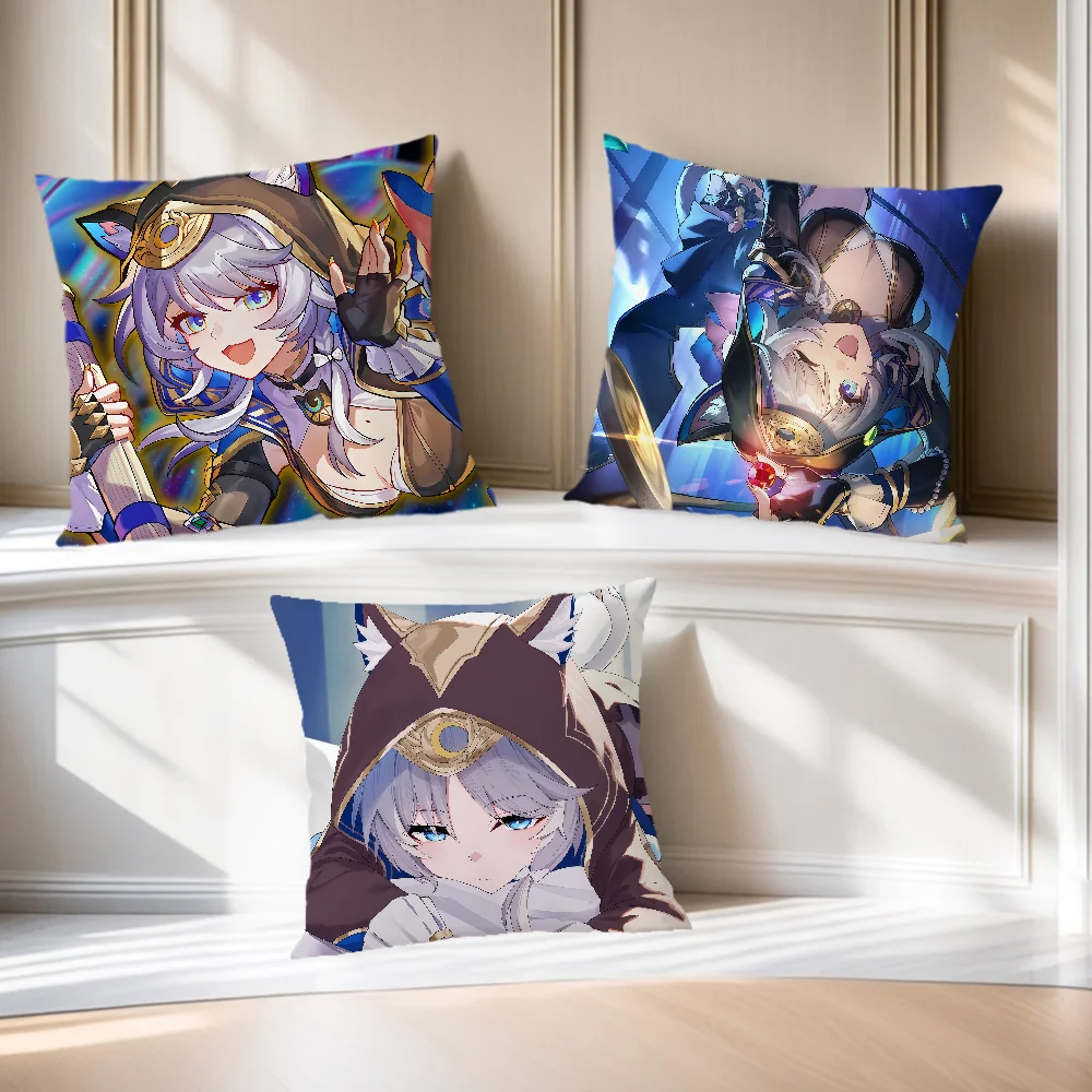 لعبة لطيف هونكاي ستار السكك الحديدية التشفير غطاء الوسادة مريحة لينة كيس وسادة ل أريكة غرفة المعيشة ديكور المنزل أغطية حماية