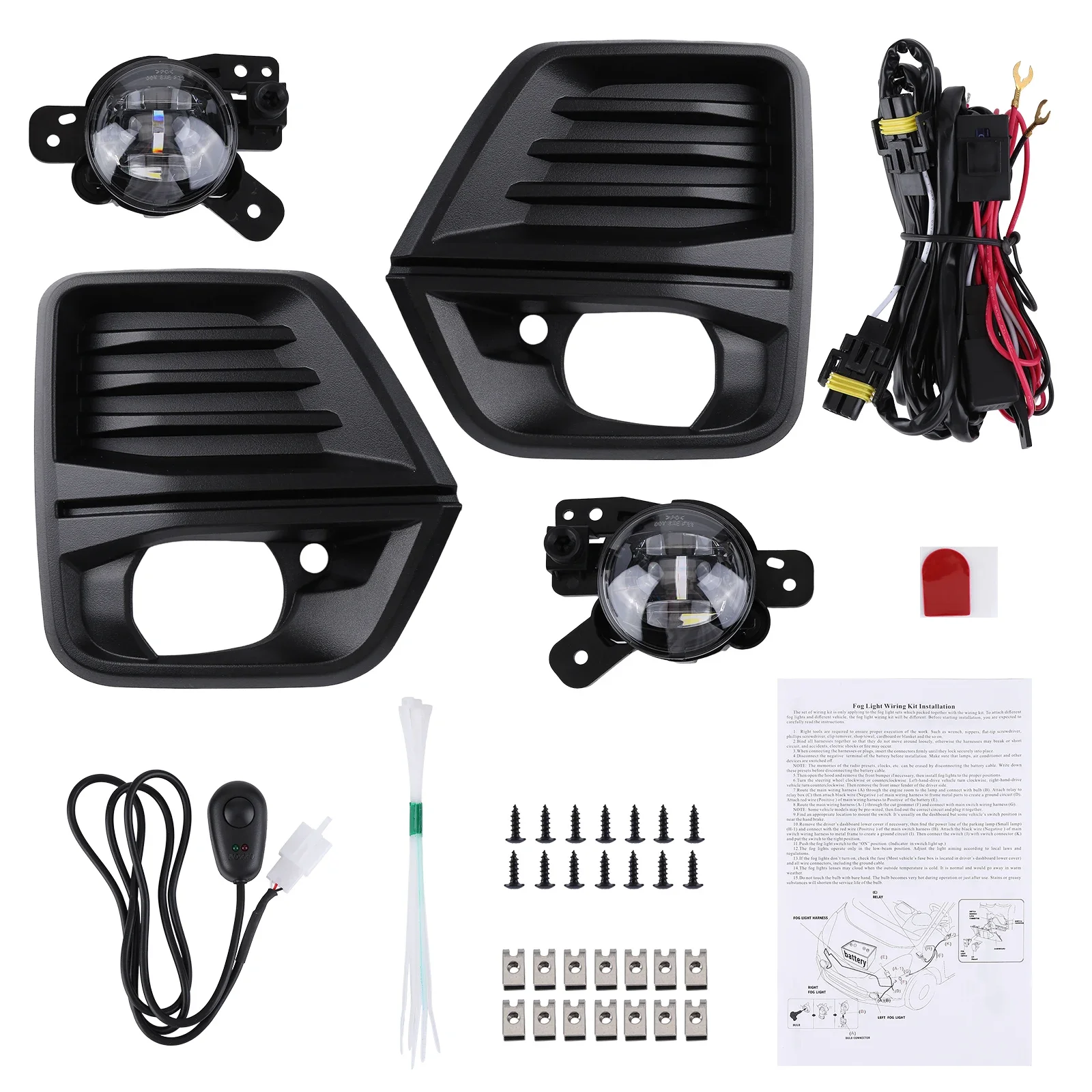 

Комплект передних светодиодных противотуманных фар для пикапов Chevrolet COLORADO 2023-2024 гг.