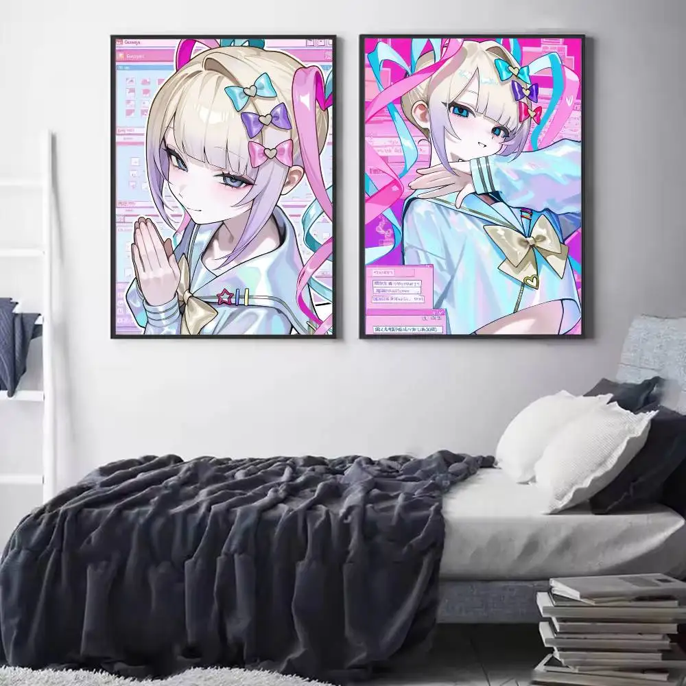 Anime Needys Girl Overdose Poster HD Self Adhesive Waterproof Wall Art Ideal for Home Office Dorm Gift