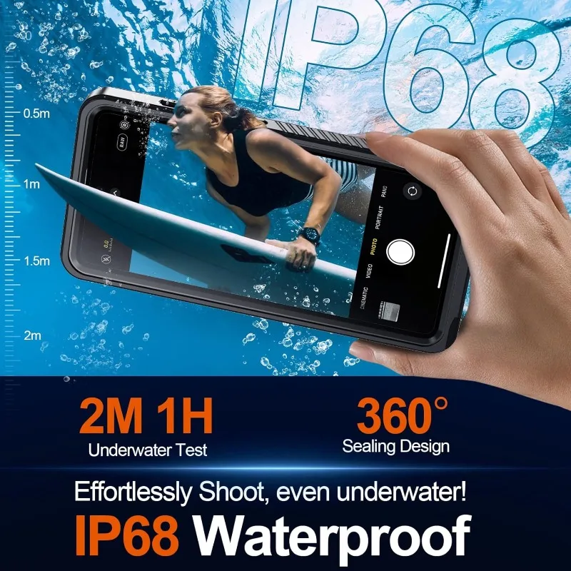IP68 Full Body Waterproof Case For Samsung S26 Ultra S25 S24 Ultra Plus A57 A37 Protective Cover Swim Underwater Diving Fundas