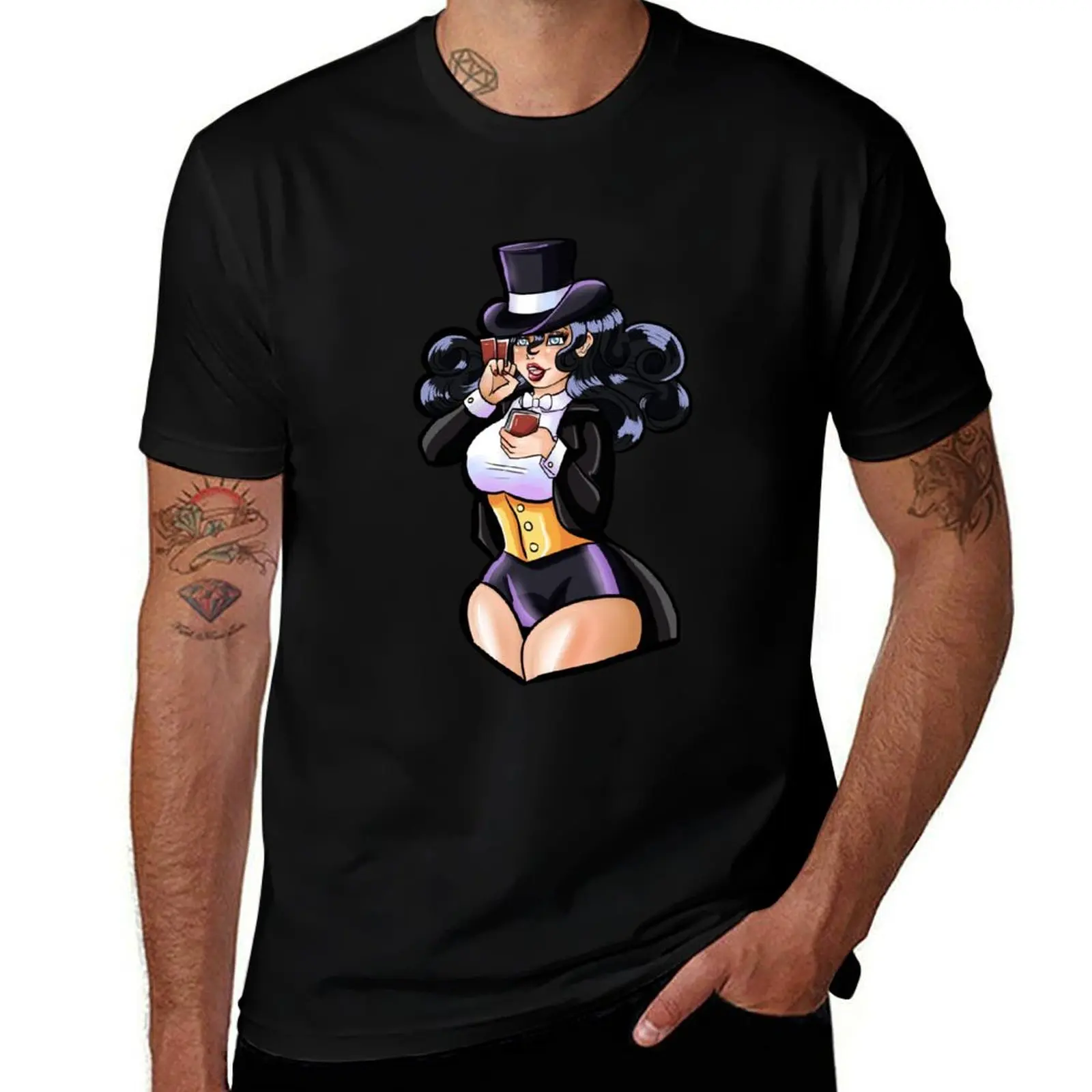 

Zatanna T-Shirt black cotton t-shirt plain for man package t shirts for man slim fit t shirts for man graphic tees T-Shirt