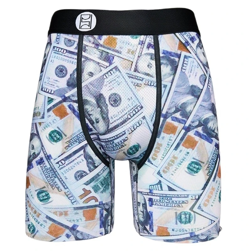 Men boxers fashion Novelty funny Men\'s Underpants Sports long boxer men underwear mens panties man Fitness shorts pants for men