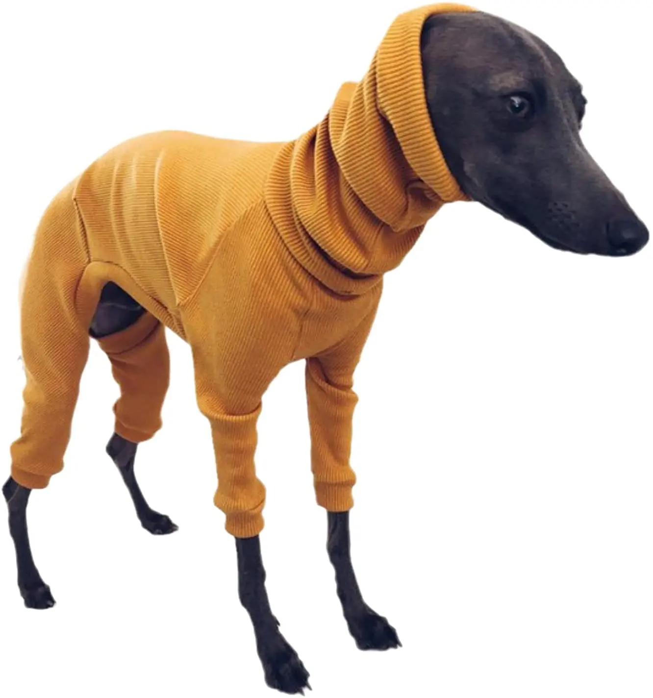 Whippet Italian Greyhound Clothes Lightweight Dog Jumpsuit for Medium Large Big Dogs Turtleneck Pet Pajamas Onesies for Shepherd