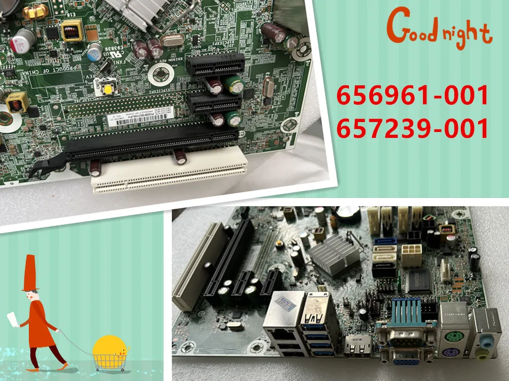 

Original For HP Compaq 6300 SFF 6380 Motherboard Q75 mainboard 656961-001 657239-001