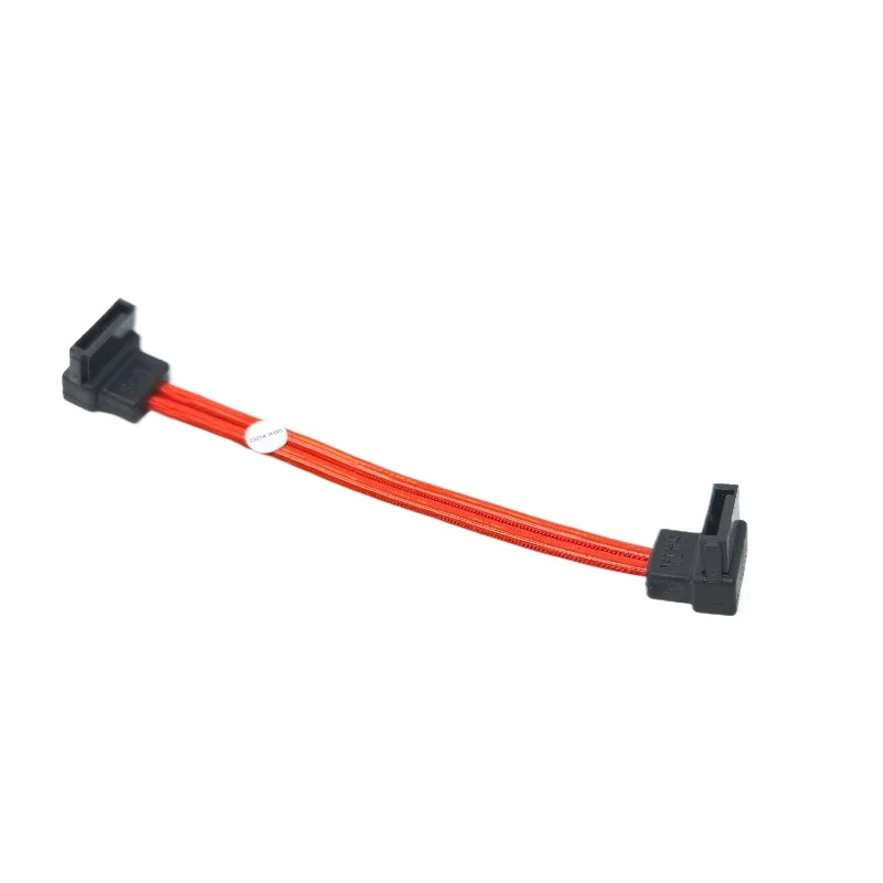 

2-портовый 90-градусный прямоугольный кабель-адаптер данных SATA 2.0 3.0, ультрамягкий, 10 см для жесткого диска HDD SSD