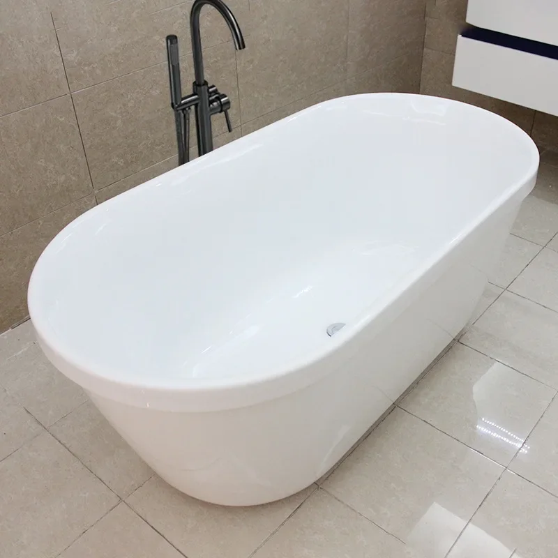 Household adult acrylic small apartment installation-free color double-layer insulation independent