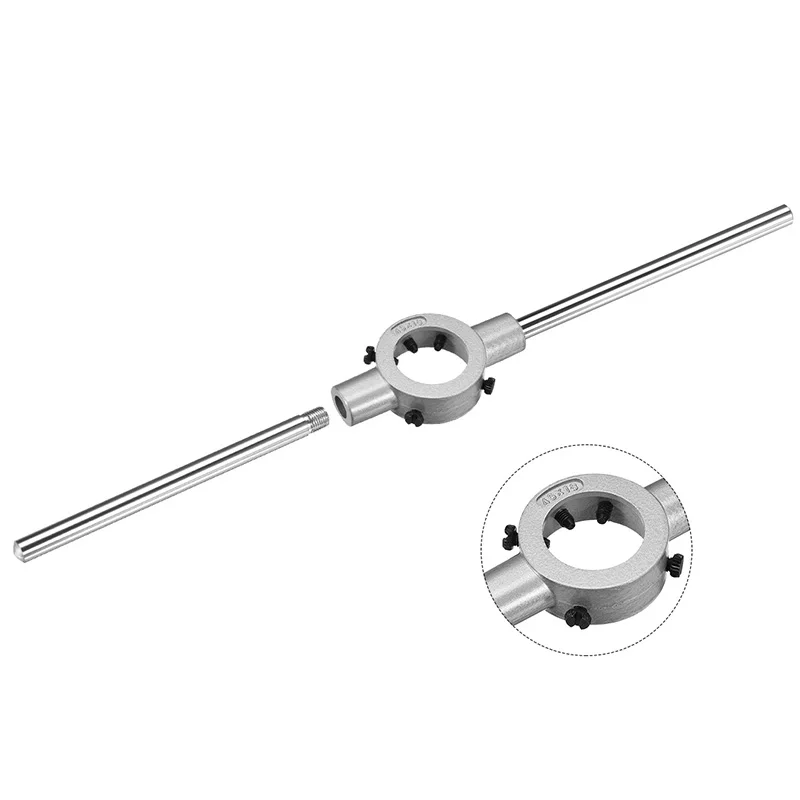 Imagem -03 - Aço Die Wrench Punho Circular Morre Ferramentas de Rosqueamento Thread Maker Metric Round Holder Ferramentas Manuais M3-m20 pc Pcs