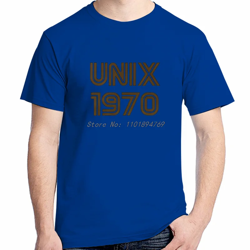 Linux Operating System Tux Penguin Pure Graphic T Shirts 1970 Fashion Summer Short Sleeve T-Shirts Streetwear Men's Clothing