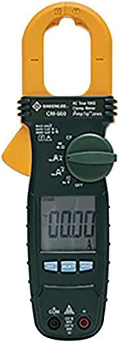 

600-Amp AC Clamp Meter for General Electrical Use, Digital Multimeter with Auto-Ranging