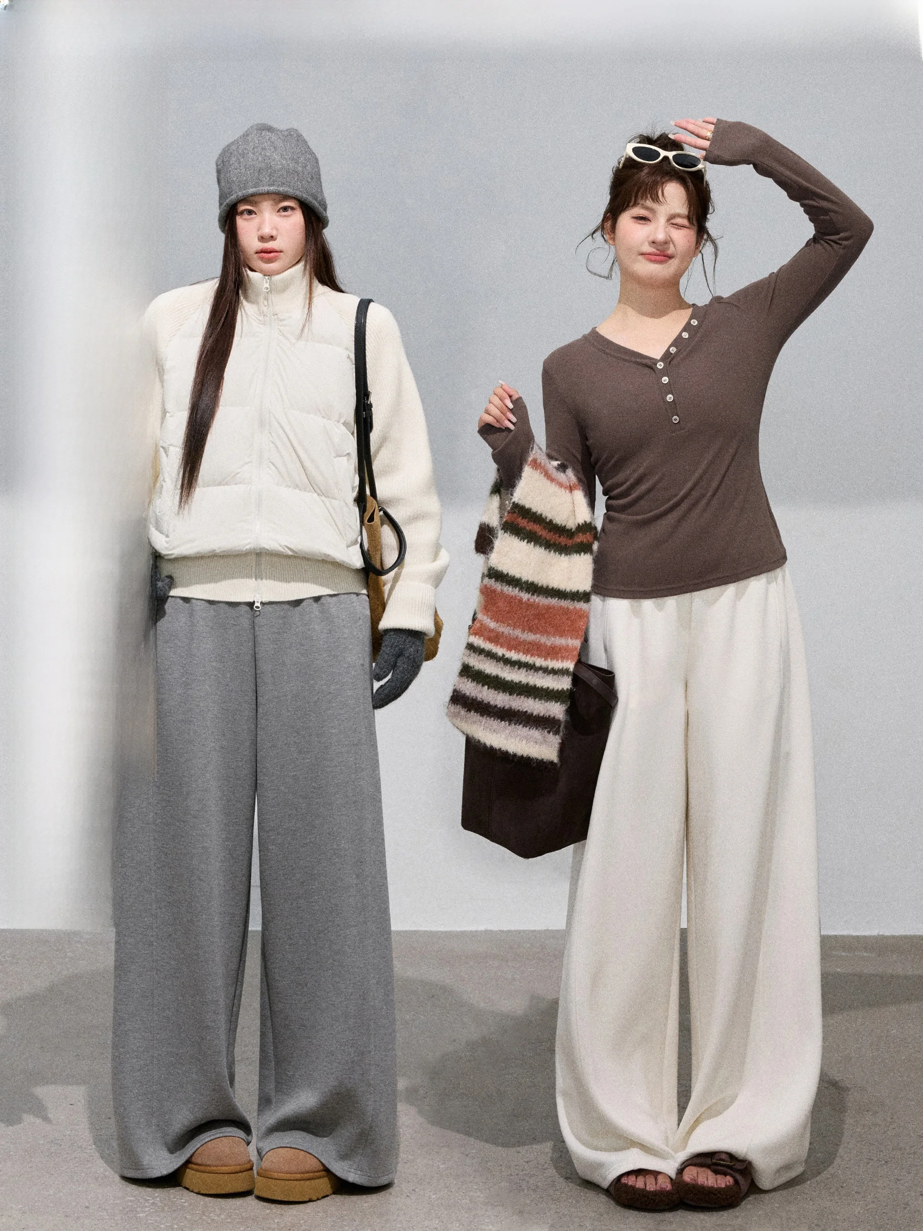 

Брюки JULULOOK Studio Soft Wave Straight Leg, повседневные универсальные брюки больших размеров, простые облегающие спортивные брюки, повседневные брюки больших размеров