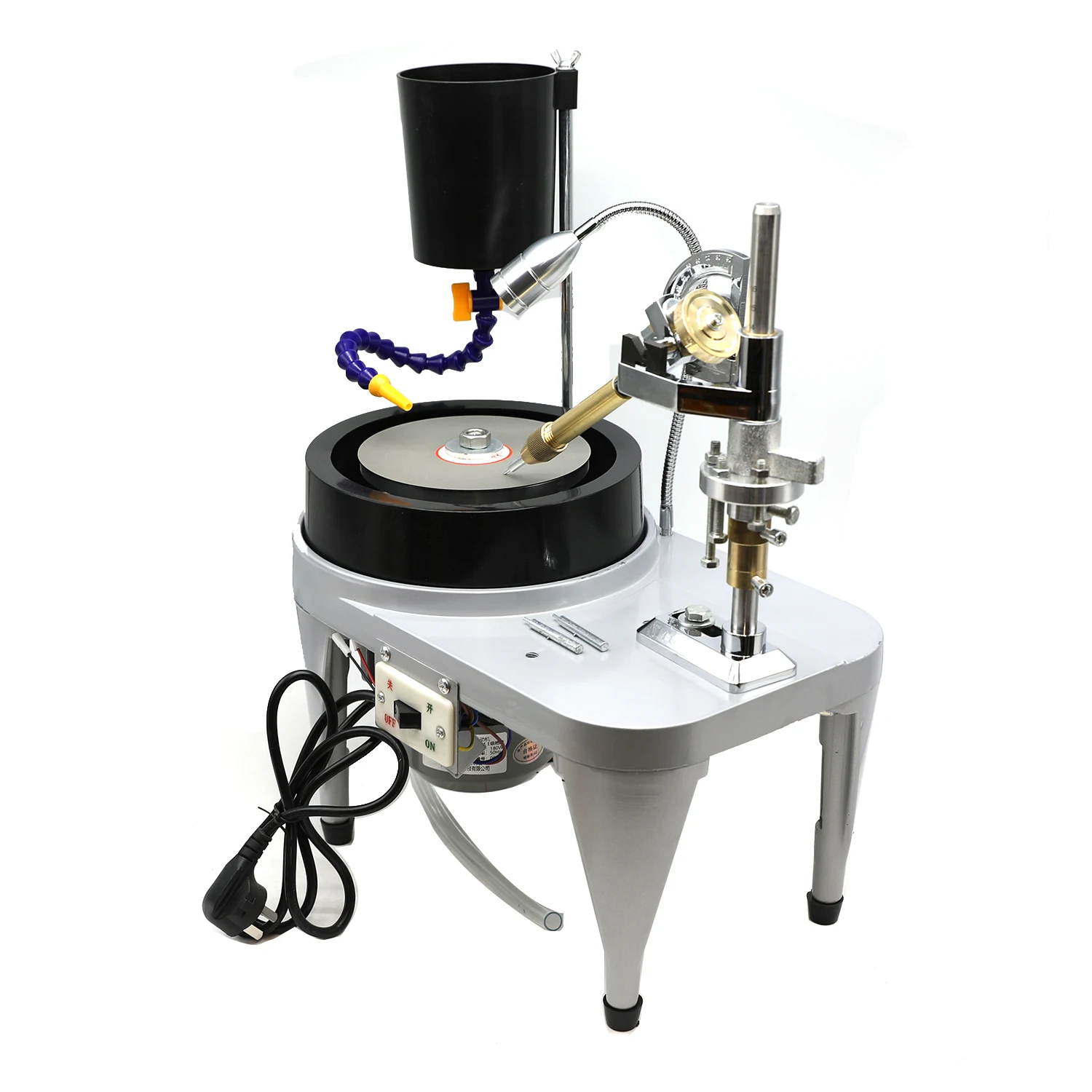 6inch Kinway Lapidary High Accuracy Gem FaceCutting Machine Lapidary Faceting Machine with Control Adjustable Speed