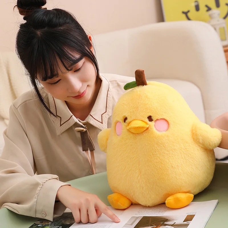 1pc 20/30/40cm Plush Pear Pillow Comfortable Soft Cartoon Fashion Style For The Elderly Children And Adults