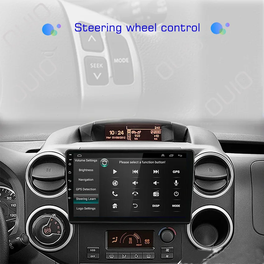Android 15 Car Radio Stereo For Citroen Berlingo B9 Peugeot Partner 2008-2019 GPS NAVI 2DIN Head Unit 4G WIFI Multimedia Player
