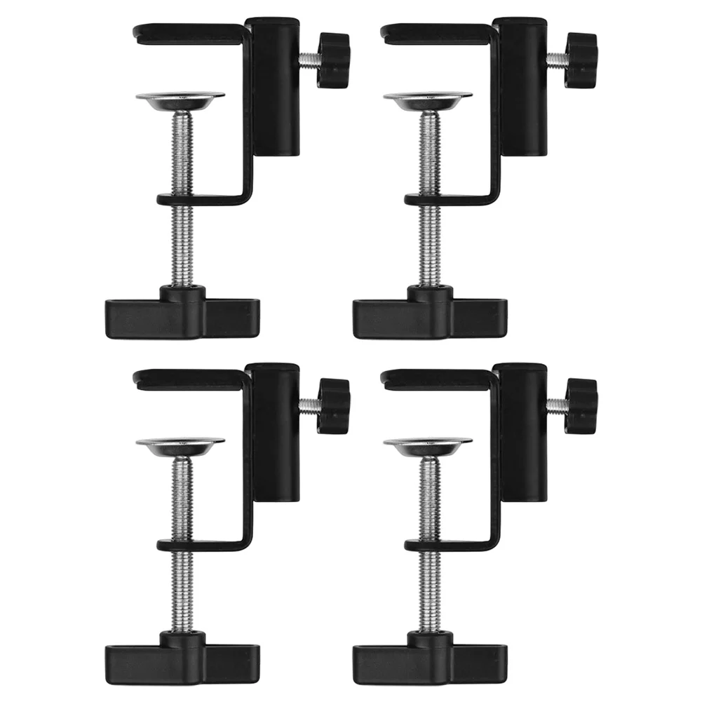 Product Photography Desktop C-Clamp Adjustable Desktop Clamp For Various Surfaces Threaded Hole For Accessories