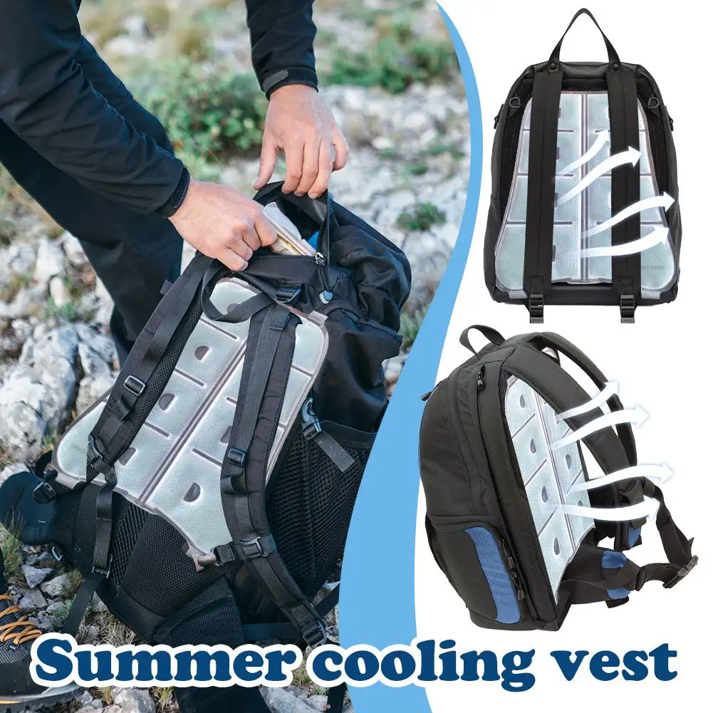 Summer Ice Cold Backpack Pad Comfortable Cooling Travel Carry Mat Waterproof For Outdoor Travel Icnic Tool R5n5