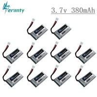 Original Lipo Battery For Hubsan X4 H107 H107L H107D JD385 JD388 RC Helicopter Spare Parts 3.7V 380mah Drone battery 752035