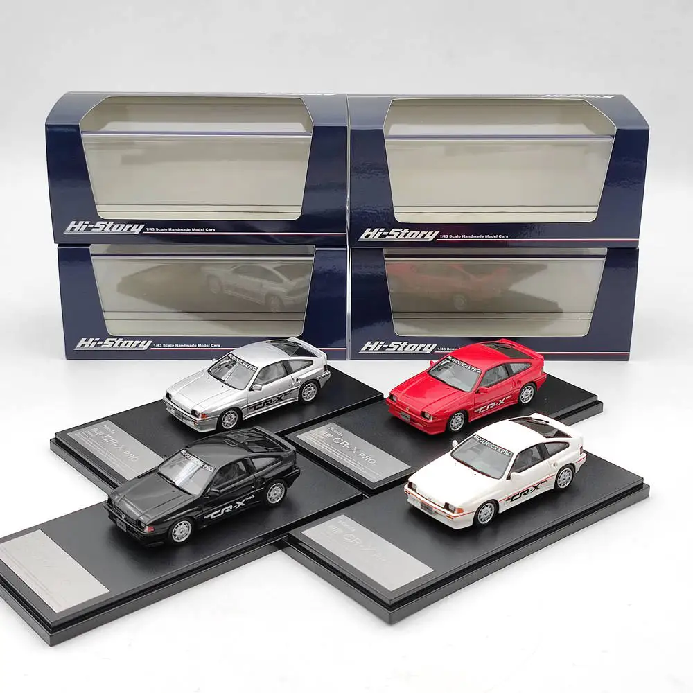 Hi-Story 1:43 For 1984 Honda CR-X PRO HS342 Resin Model Toys Car Limited Edition Collection