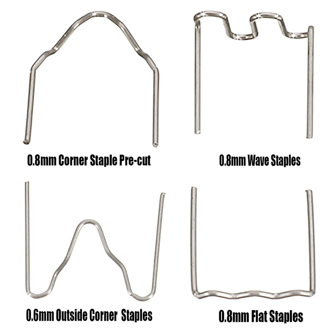 Пластиковые термоскобы, 6 типов термоскоб для пластикового ремонта автомобиля бампера байдарки DIY