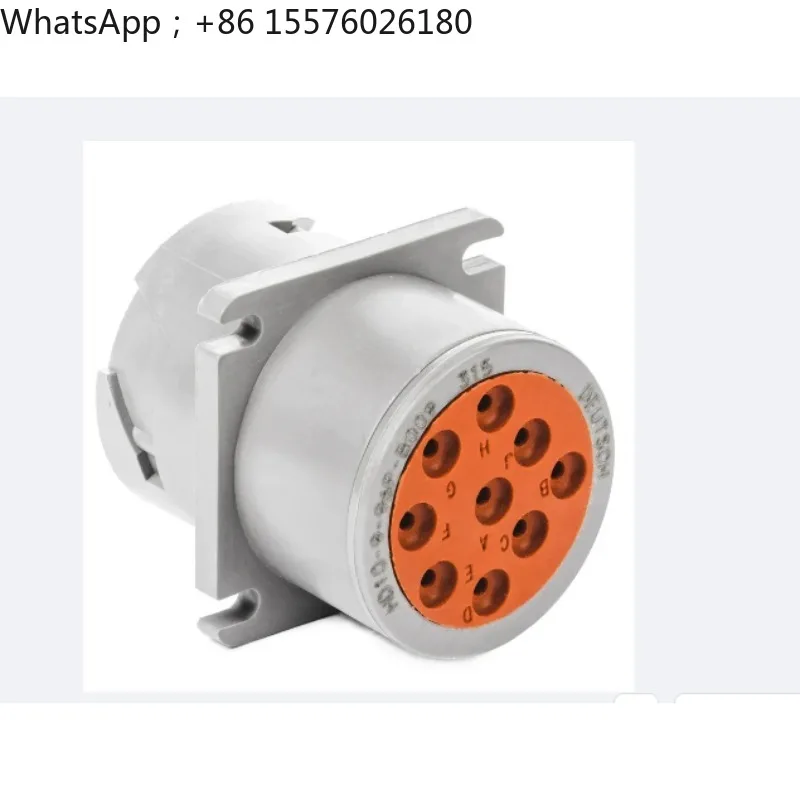 1 Piece, Brand New Original HD10-9-96P-B009 9 Core Round Waterproof Connector, Socket Housing, Panel Mount