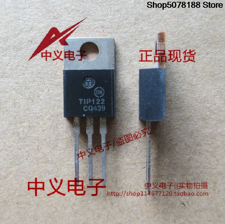 5 peças TIP122 TO220/NPN chip eletrônico original