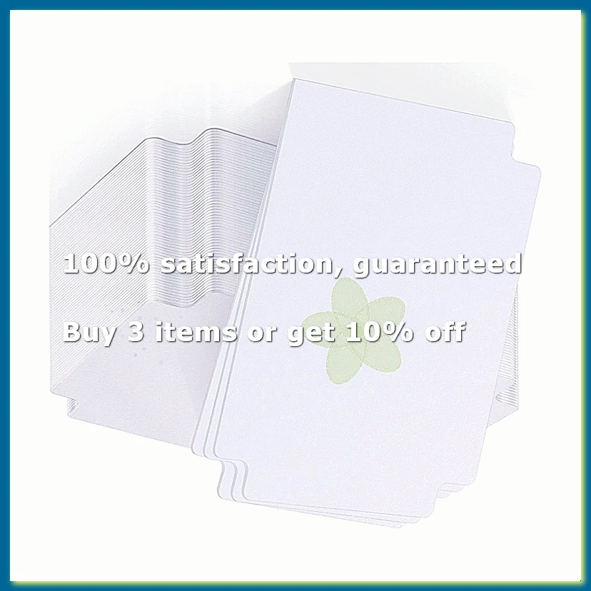 120 Pcs Trading Card Dividers Card Sorting Tray Card Separators with Tabs Blank Card Box Card Divider Cards-A26I