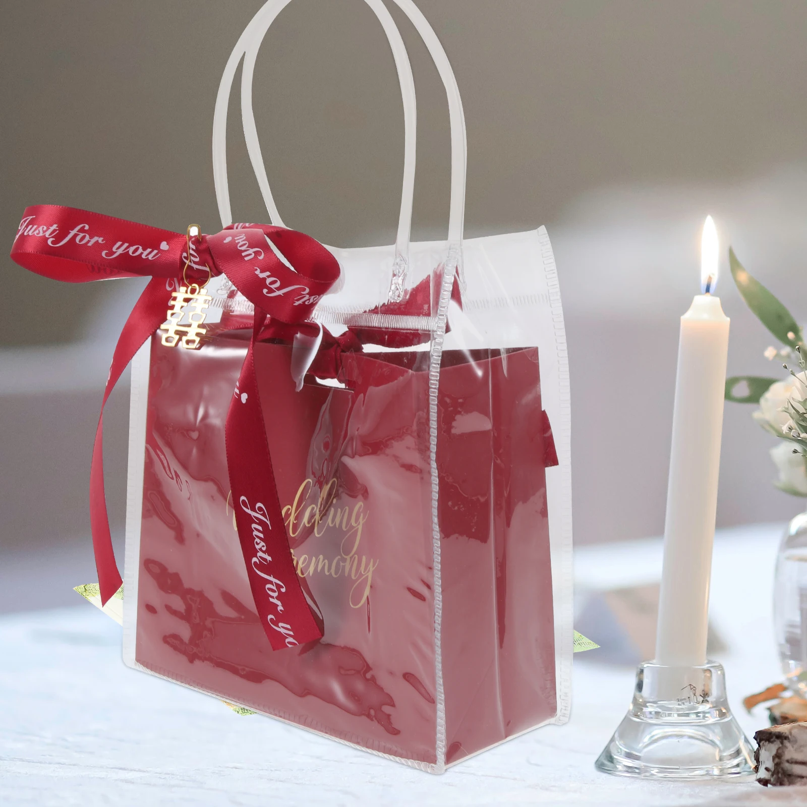 

10 Bags 15 5x7x15 Size Durable PVC H bags Bridal Party Favors Favor Boxes With Bags C y Storage Boxes Toys Kids