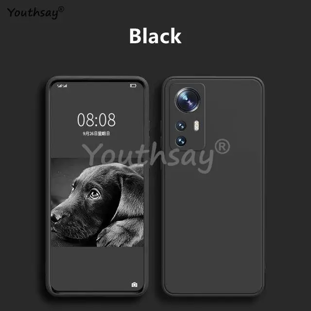 For Xiaomi 12T Pro Case Xiaomi 12T 12 13 13T Pro 12 Lite Cover Funda Coque Soft Original Liquid Silicone Case Xiaomi 12T Pro