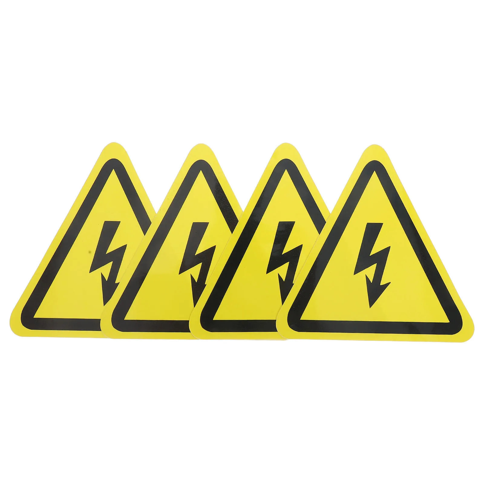 4 個の電気警告ステッカー高電圧安全ラベル危険標識デカール工場や電源ボックス用