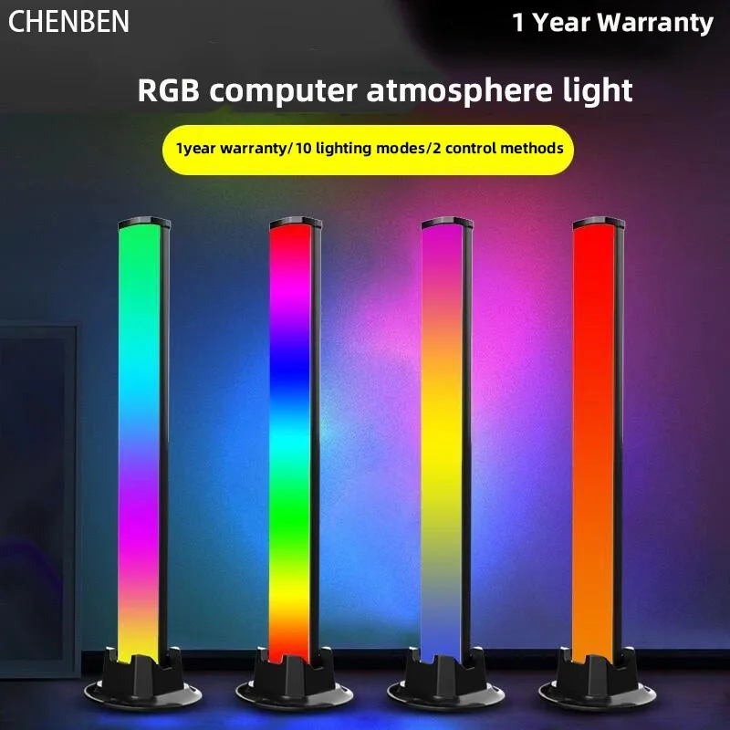 Smart LED Light Bar Gaming Lights Ambient Lights with Scene Modes And Modes Bluetooth Color Lpmps Bars for Gamer Decor Lamp 2024