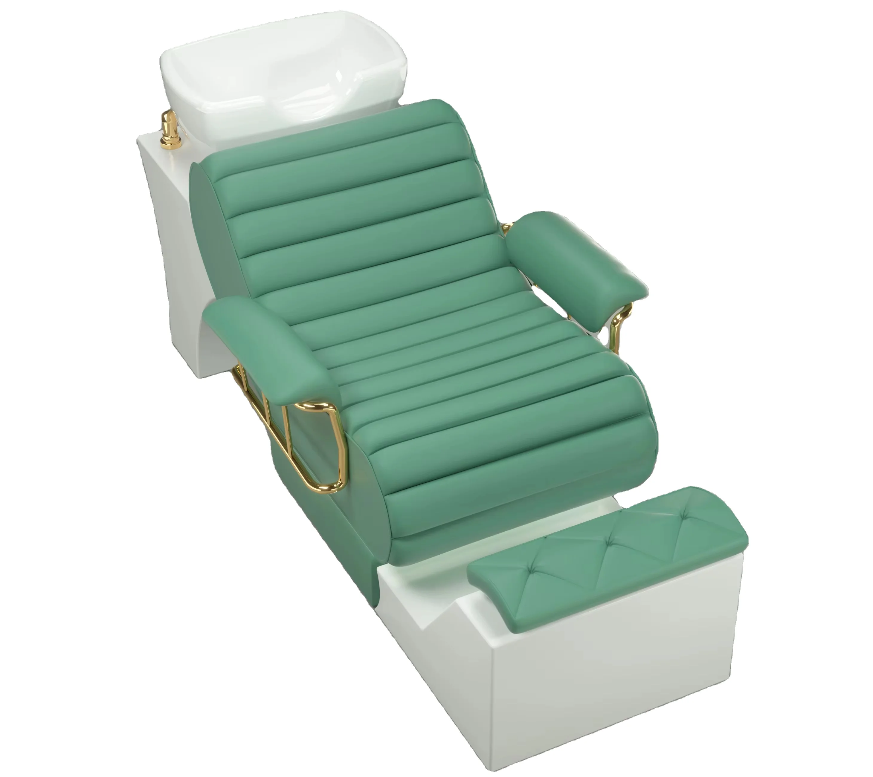 2024  Modern Shampoo Bed Hair Salon Washing Chair Shampoo Unit Backwash Chair Wholesale