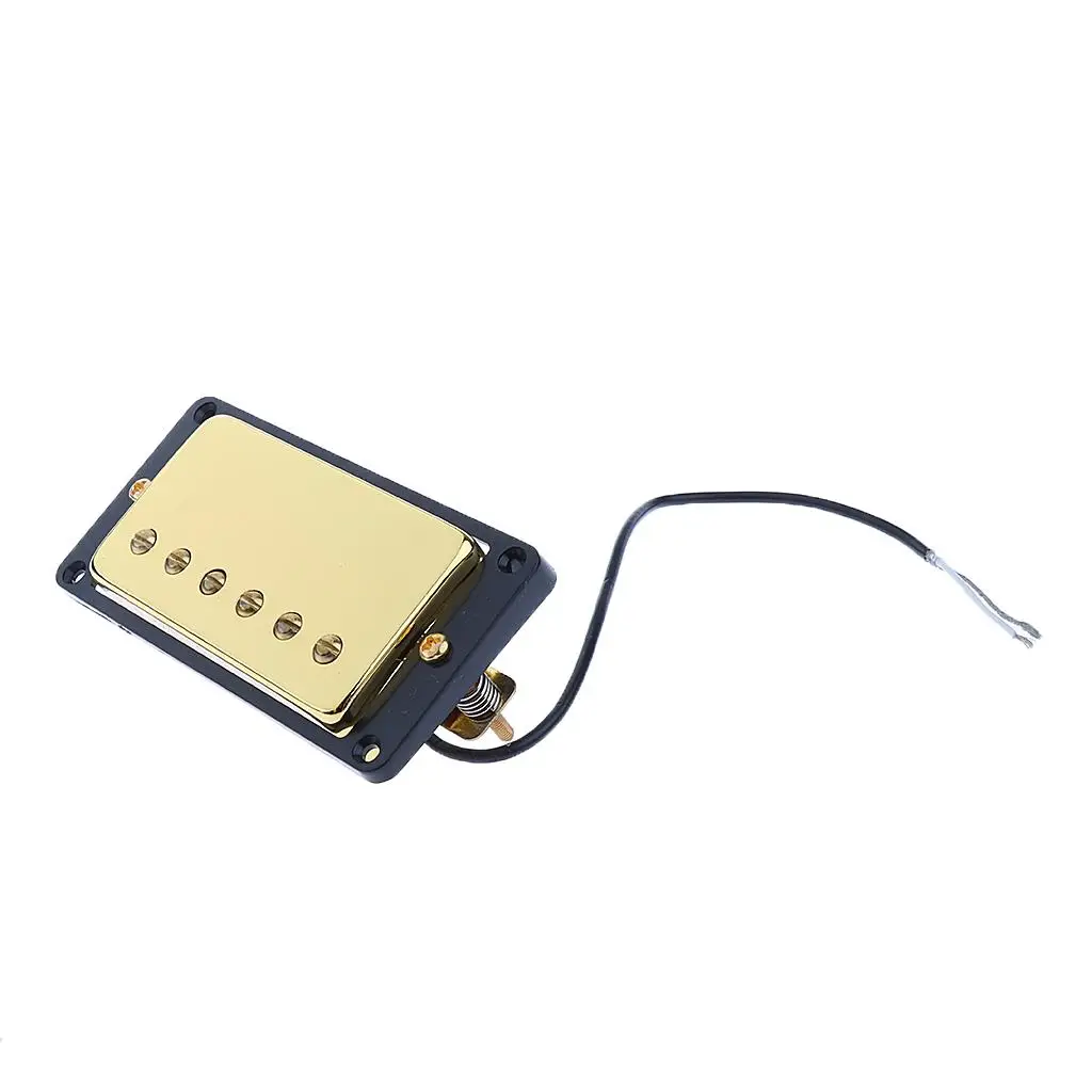 

Комплект золотых герметичных звукоснимателей Humbucker Warm Classic Sound для LP-гитары, высокая чувствительность, для установки на бридж и нейк