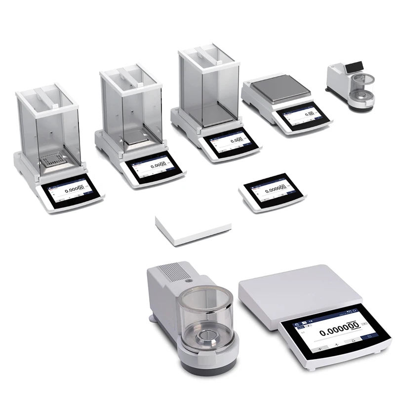 NanCon XE Series Ultra-micro Analytical Balance 2.1g Range Dividing Value Stainless Steel Accuracy 0.1μg Laboratory Instrument