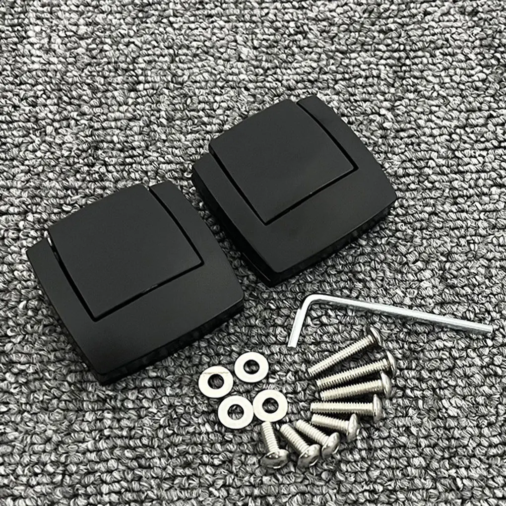 Tour Pack Latches Fit For All Motorcycles - Durable And Sturdy Strong Power Tail Box Panel Lock silver