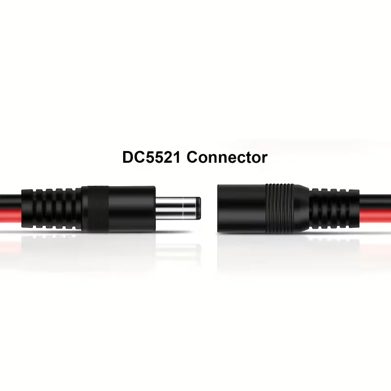 DC To XT60 Power Cable 12AWG DC 5521mm Male Connector To XT60 Female Cable Included DC 5.5x2.5/8/3.5x1.35mm Adapter Connectors