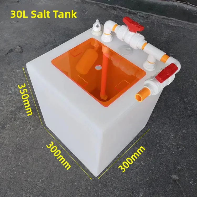 

Thiened Acrylic Salt Dissolution Barrel Plastic Box for Fi Aquarium Water Change System Seawater Tank Refill Water Buet