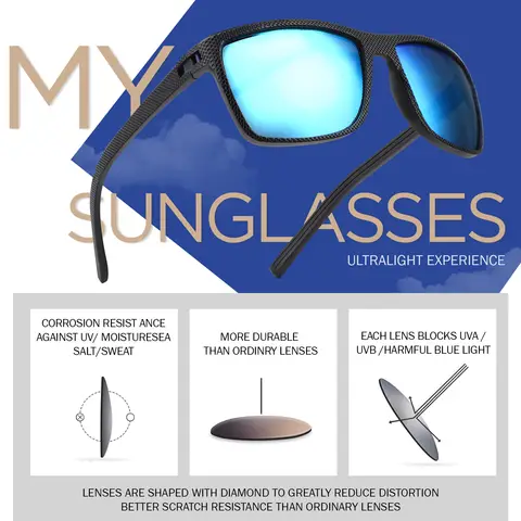 10 best sales नीला धूप का चश्मा - №10